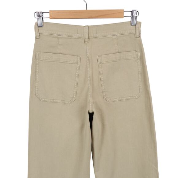 NWT Madewell The Emmett Wide-Leg Pant: Patch Pocket Edition Heritage Khaki 25 - Picture 7 of 11
